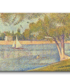 Obraz Georges Seurat - Sekwana widziana z wyspy Grande Jatte