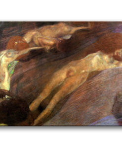 Obraz Gustav Klimt - Rozedrgana woda