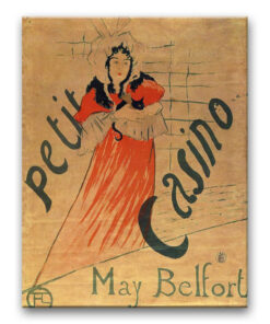 Obraz Henri de Toulouse-Lautrec - Jardin de Paris, May Belfort