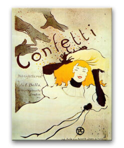 Obraz Henri de Toulouse-Lautrec - Confetti
