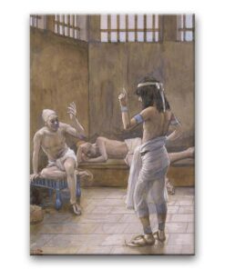 Obraz James Tissot - Józef interpretuje sny więźniów