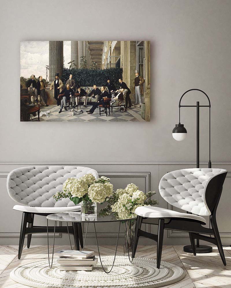 Obraz James Tissot - Koło Rue Royale - obrazek 3
