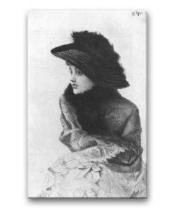 Obraz James Tissot - Portret M.N.