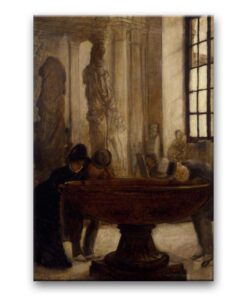Obraz James Tissot - W Luwrze