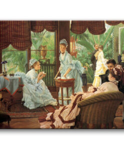 Obraz James Tissot - W cieplarni