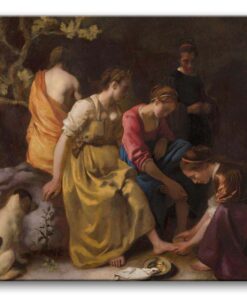 Obraz Jan Vermeer - Toaleta Diany