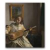 Obraz Jan Vermeer - Dziewczyna grająca na gitarze