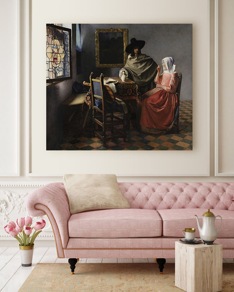Obraz Jan Vermeer - Kielich wina - obrazek 2