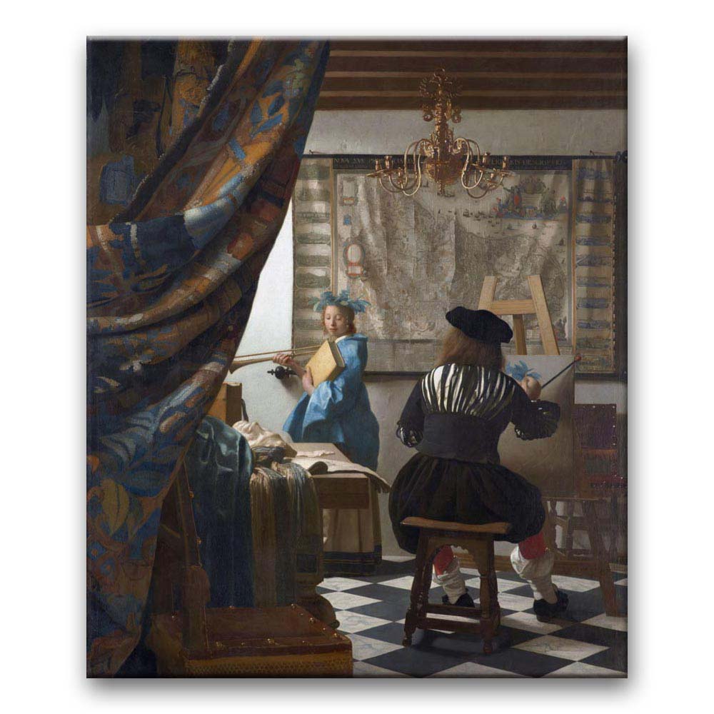 Obraz Jan Vermeer - Sztuka malarska