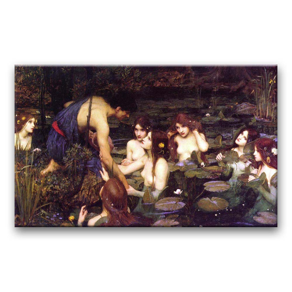 Obraz John William Waterhouse - Hylas i nimfy