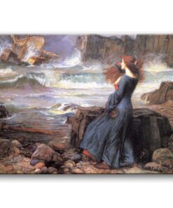 Obraz John William Waterhouse - Miranda - burza