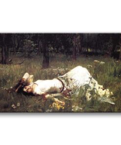 Obraz John William Waterhouse - Ofelia (1889r.)