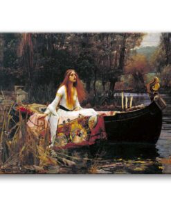 Obraz John William Waterhouse - Pani na Shalott