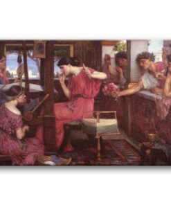 Obraz John William Waterhouse - Penelopa i zalotnicy