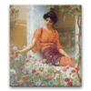 Obraz John William Godward - Letnie kwiaty