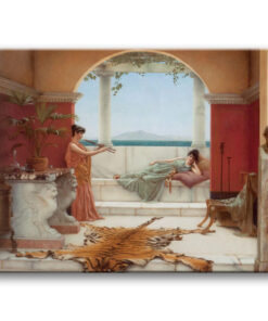 Obraz John William Godward - Siesta słodkiego, letniego dnia