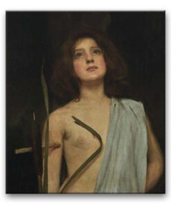 Obraz John William Waterhouse - Młoda święta