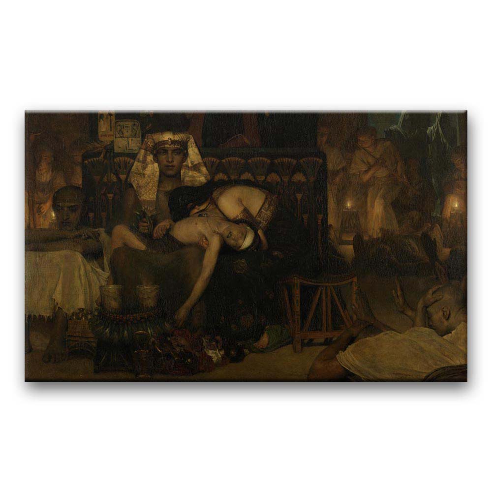 Obraz Lawrence Alma-Tadema - Śmierć pierworodnego syna faraona