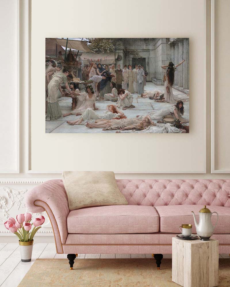 Obraz Lawrence Alma-Tadema - Kobiety z Amfisy - obrazek 2
