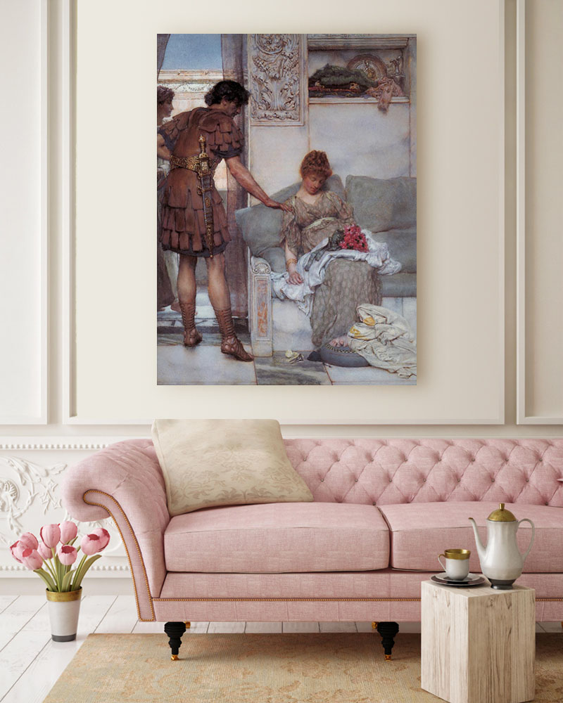 Obraz Lawrence Alma-Tadema - Nieme pozdrowienie - obrazek 2