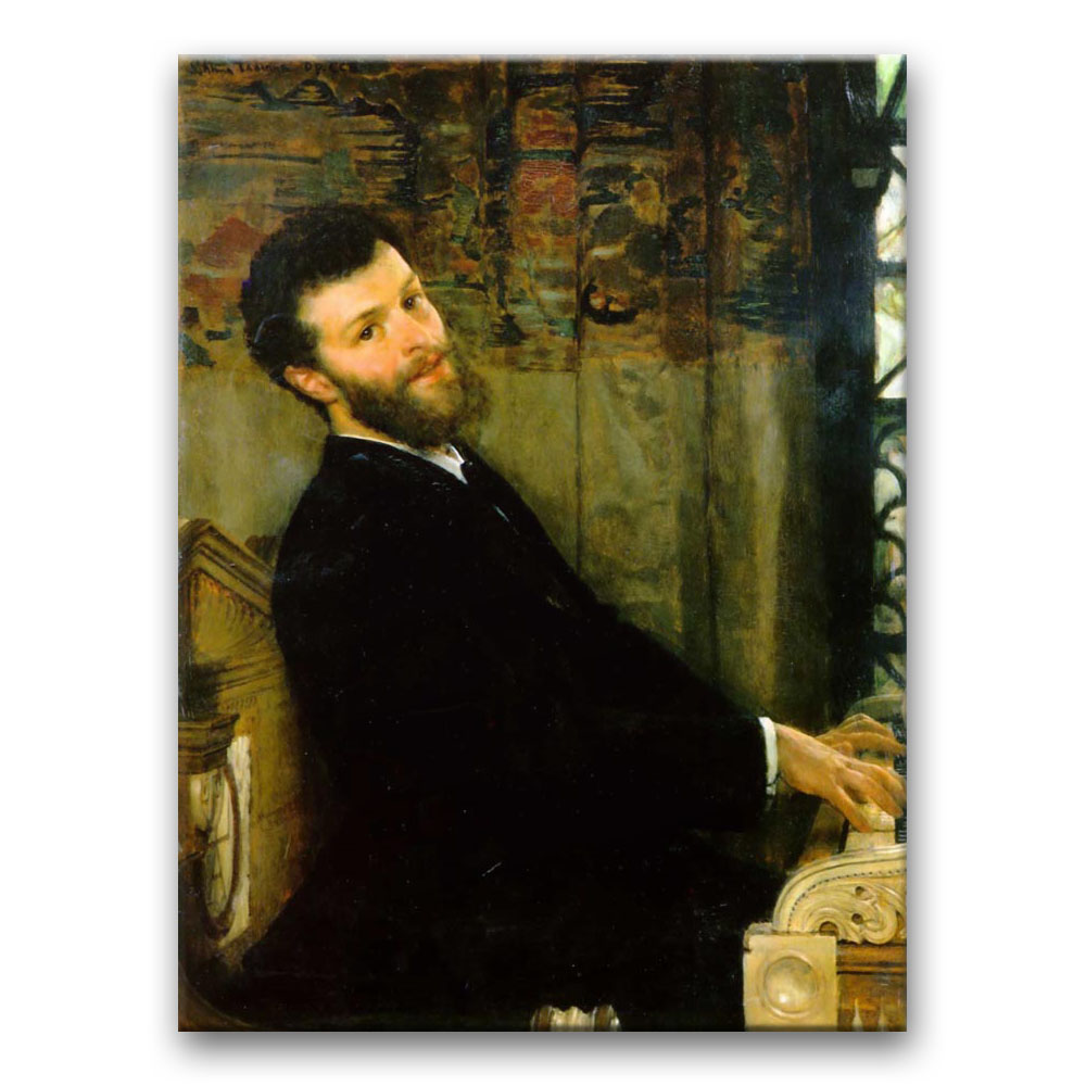 Obraz Lawrence Alma-Tadema - Portret George'a Henschel'a