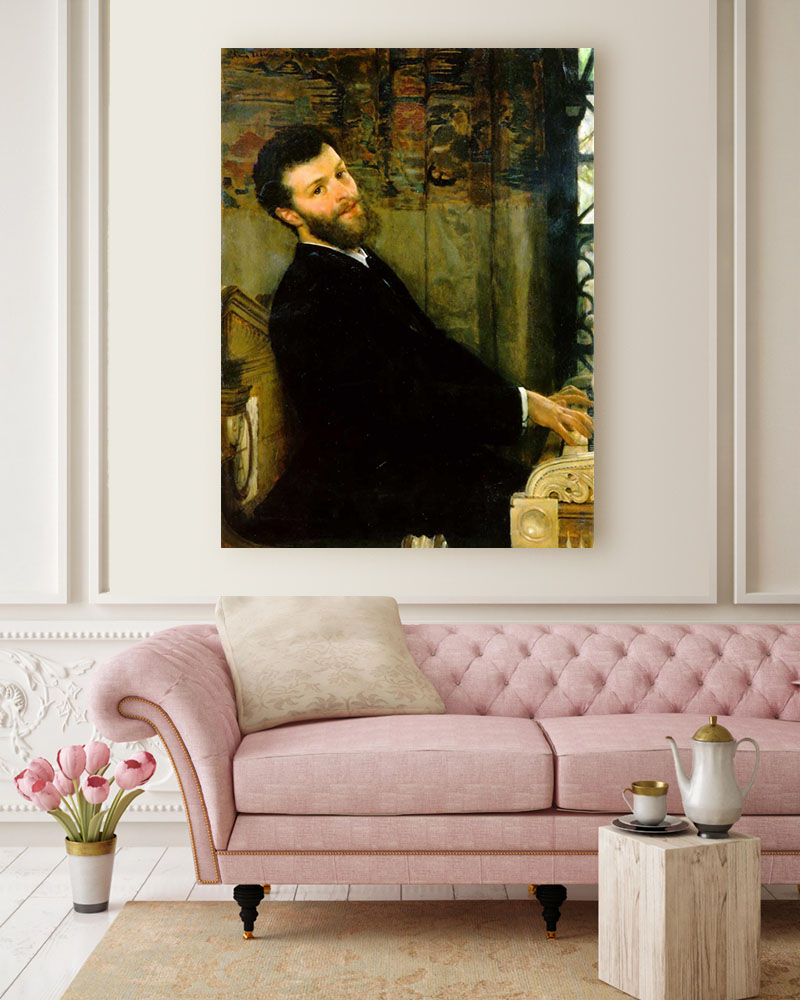 Obraz Lawrence Alma-Tadema - Portret George'a Henschel'a - obrazek 2