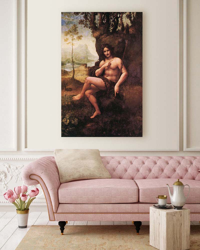 Obraz Leonardo da Vinci - Bachus - obrazek 2