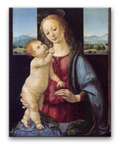 Obraz Leonardo da Vinci - Madonna Dreyfussa