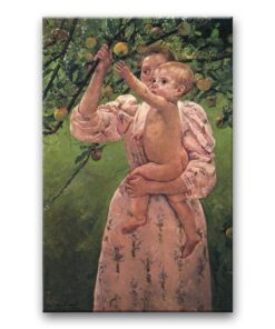 Obraz Mary Cassatt - Dziecko sięgające po jabłko