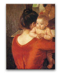 Obraz Mary Cassatt - Matka z dzieckiem (1900r.)