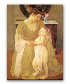 Obraz Mary Cassatt - Matka z dzieckiem (1908r.)