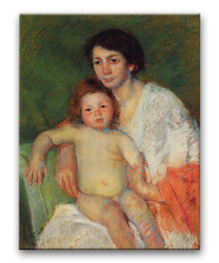 Obraz Mary Cassatt - Odpoczynek w rękach matki