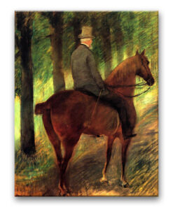 Obraz Mary Cassatt - Pan Robert S. Cassatt na koniu
