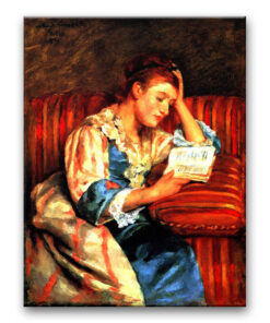 Obraz Mary Cassatt - Pani Duffee czytająca na sofie