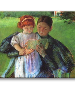 Obraz Mary Cassatt - Niańka czytająca dziecku
