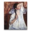 Obraz Mary Cassatt - Rozprostowywanie włosów