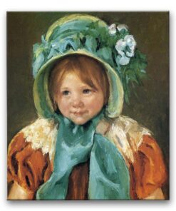 Obraz Mary Cassatt - Sara w zielonym czepku