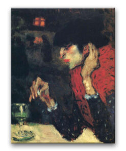 Obraz Pablo Picasso - Miłośnik absyntu II