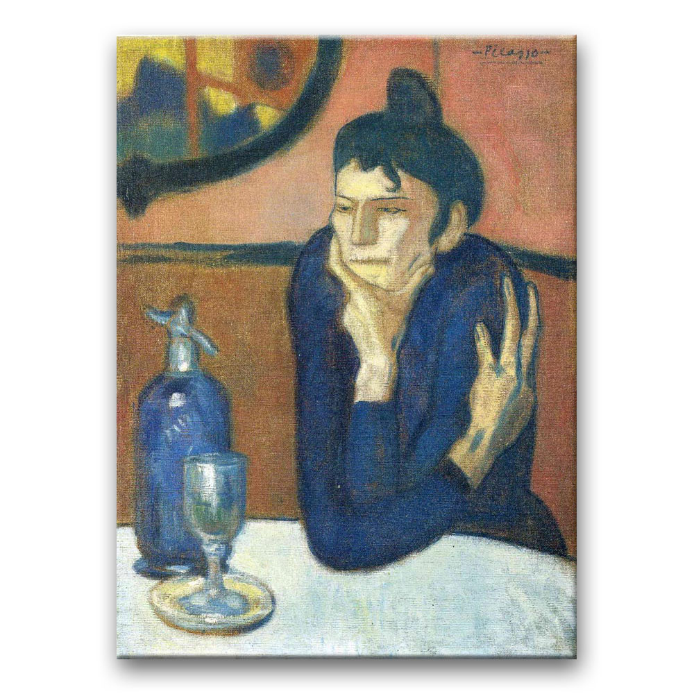 Obraz Pablo Picasso - Miłośnik absyntu