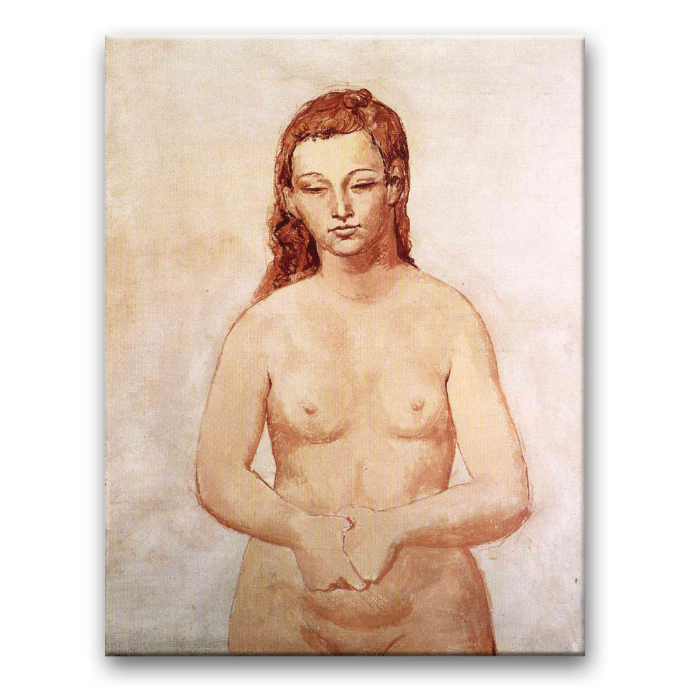 Obraz Pablo Picasso - Naga kobieta z zaciśniętymi dłońmi
