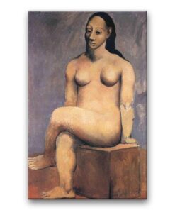 Obraz Pablo Picasso - Naga kobieta ze skrzyżowanymi nogami