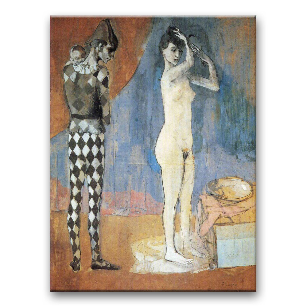 Obraz Pablo Picasso - Rodzina Arlekina