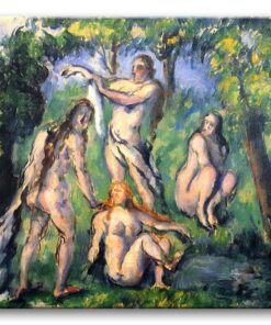 Obraz Paul Cézanne - Cztery kąpiące się (1880 r.)