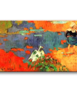 Obraz Paul Gauguin - Bretonka i gęś