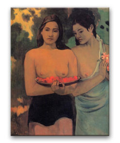 Obraz Paul Gauguin - Dwie tahitańskie kobiety