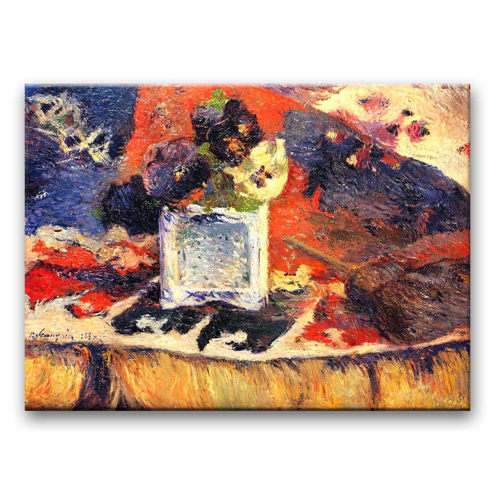 Obraz Paul Gauguin - Fiołki na dywanie