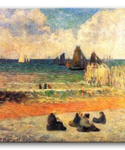 Obraz Paul Gauguin - Kąpiący się w Dieppe