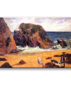 Obraz Paul Gauguin - Krowy na brzegu morza