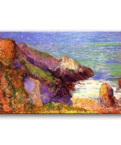 Obraz Paul Gauguin - Skaliste wybrzeże Bretanii