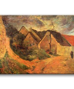 Obraz Paul Gauguin - Wiejska uliczka w Osny